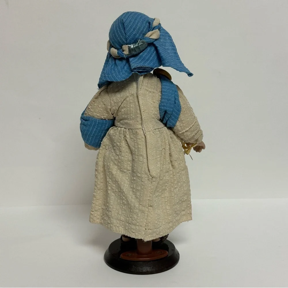 Seymour Mann Shepherd Doll with Stand 11 in.